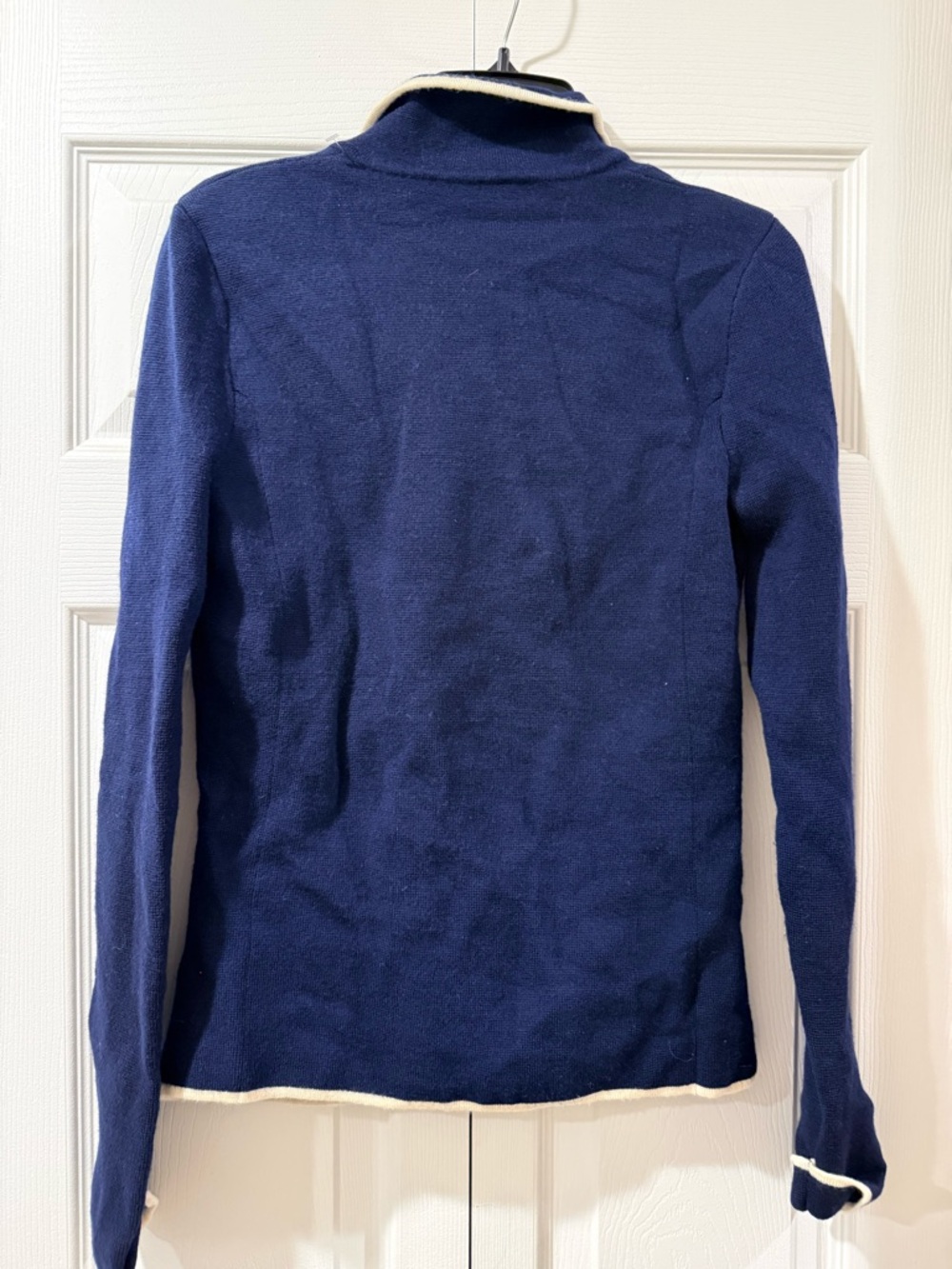 Vintage LAUREN RALPH LAUREN 100% Merino Wool Crest Cardigan - Picture 2 of 4